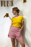 Kubik 70s T-shirt yellow