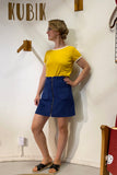 Kubik 70s T-shirt yellow
