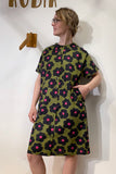 Kubik blouse dress Black Flower