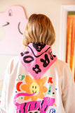 Tropical Scandinavia scarf The Protector pink