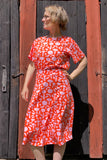 Kubik skirt Twist Midi Molnblomma