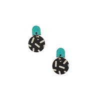 Törmi Neilikka round earrings turquoise