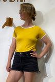 Kubik 70s T-shirt yellow