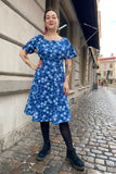 Kubik dress Twinkle dress Midi Blåsippa