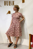 Kubik dress Twist Botan Burgundy