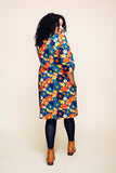 Cissi och Selma dress Ingrid 1970 Blåorange