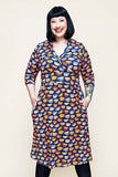 Cissi och Selma dress Vera Kittens koppar orange