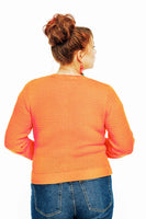 Cissi och Selma new cardigan Apelsin