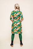 Cissi och Selma dress Doris 1970 Grönorange
