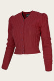 Emmy -The Ice Skater cardigan pomegranate