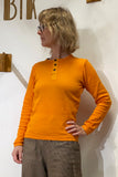 Kubik cotton Henley Honey