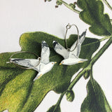 Du sköna bird earrings Fiskmås