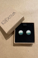 Gamla stans kreativa earrings forest green