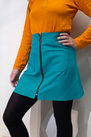 Kubik zip skirt nr 1 Strömma Lotta grön