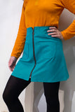 Kubik zip skirt nr 1 Strömma Lotta grön