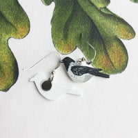 Du sköna bird earrings