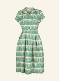 Palava Louise dress green peas