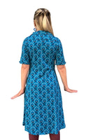Cissi och Selma dress Monica Miniblom Blå