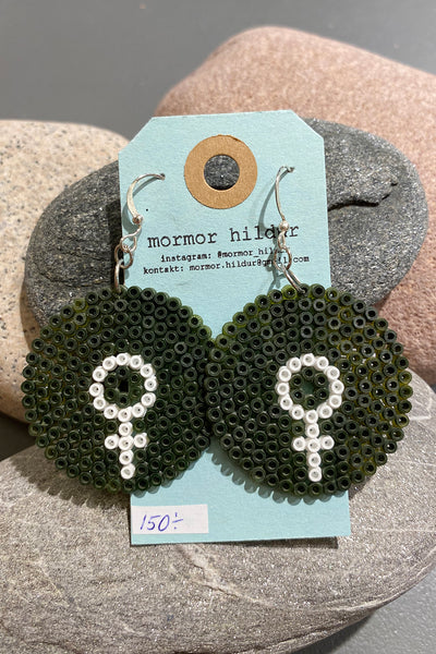 Mormor Hildur feminist earrings