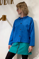 Kubik Overshirt Strömma Lotta blå