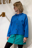 Kubik Overshirt Strömma Lotta blå