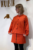 Kubik Overshirt Strömma Lotta röd