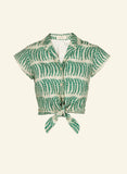 Palava Peggy blouse green peas