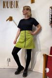 Kubik zip skirt nr 1 Vintage green