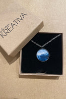 Gamla stans kreativa necklace forrest blue