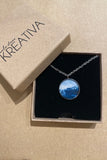 Gamla stans kreativa necklace forrest blue