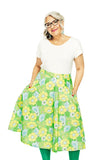 Cissi och Selma Solbritt skirt Humesurr lime