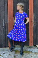 Kubik dress Twist Anemone blue