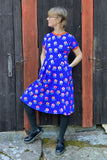 Kubik dress Twist Anemone blue