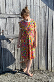 Kubik dress Twist Golden flowers