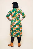 Cissi och Selma dress Vera 1970 Grönorange