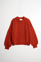Dinadi - merino hand knit rib sweater