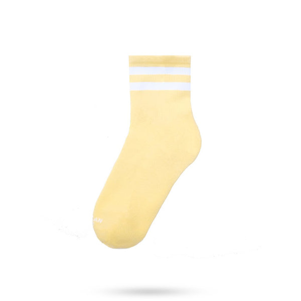 American socks ankle high yellow