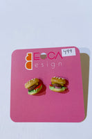 Becca Design hamburger earrings