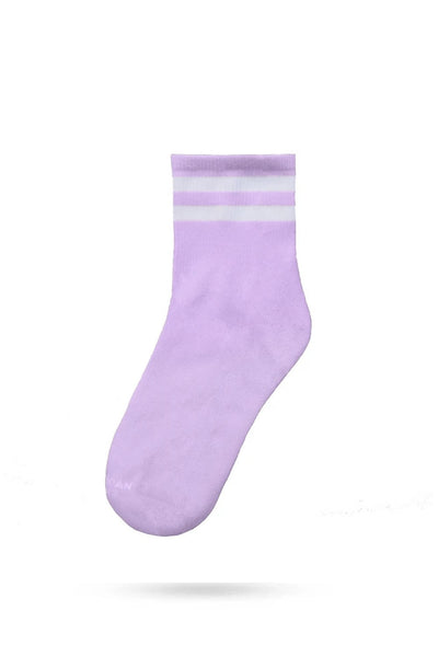 American socks ankle high violet